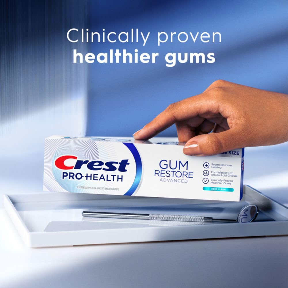 Gingivitis protection and anticavity benefits for Crest toothpaste