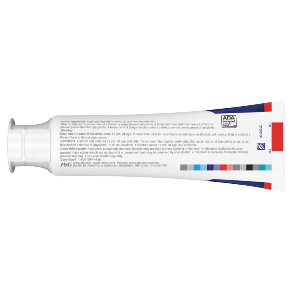 Gum detoxify toothpaste from Crest Pro-Health on a clean surface