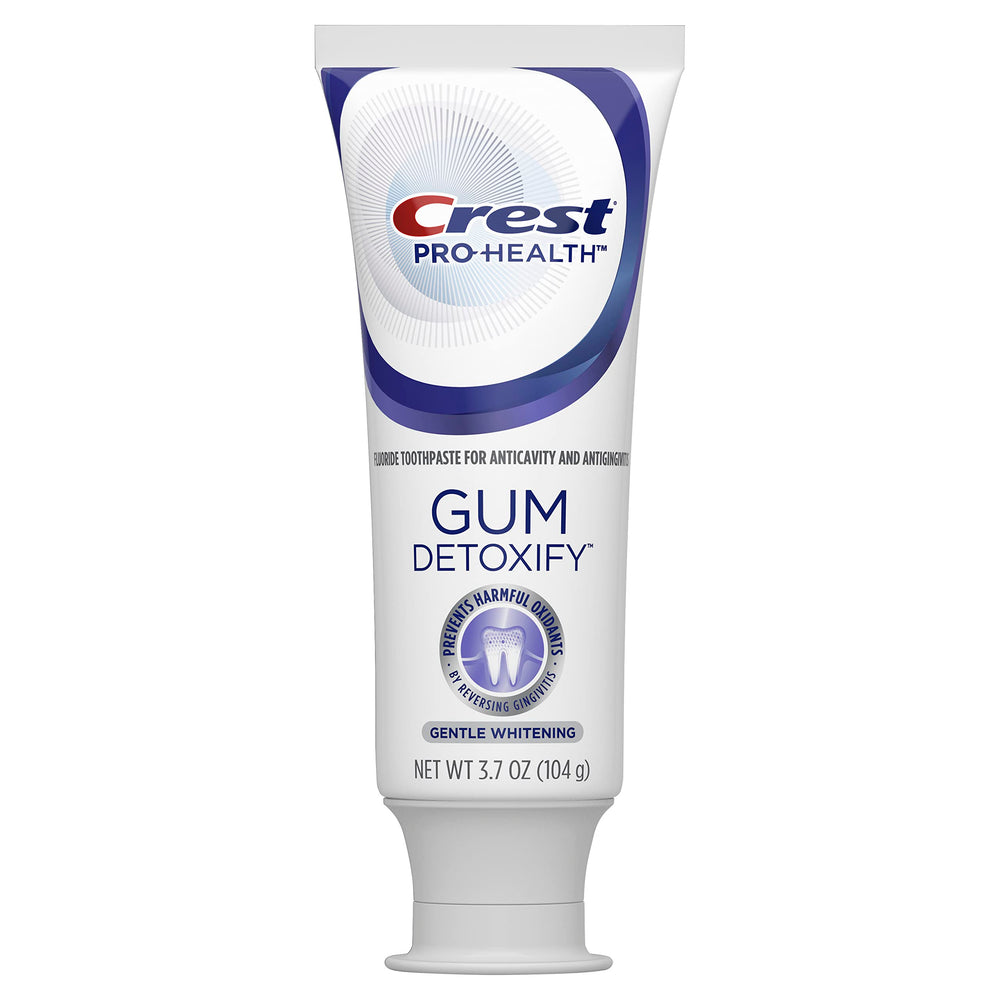 Packaging image showing Crest Pro-Health Gum Detoxify