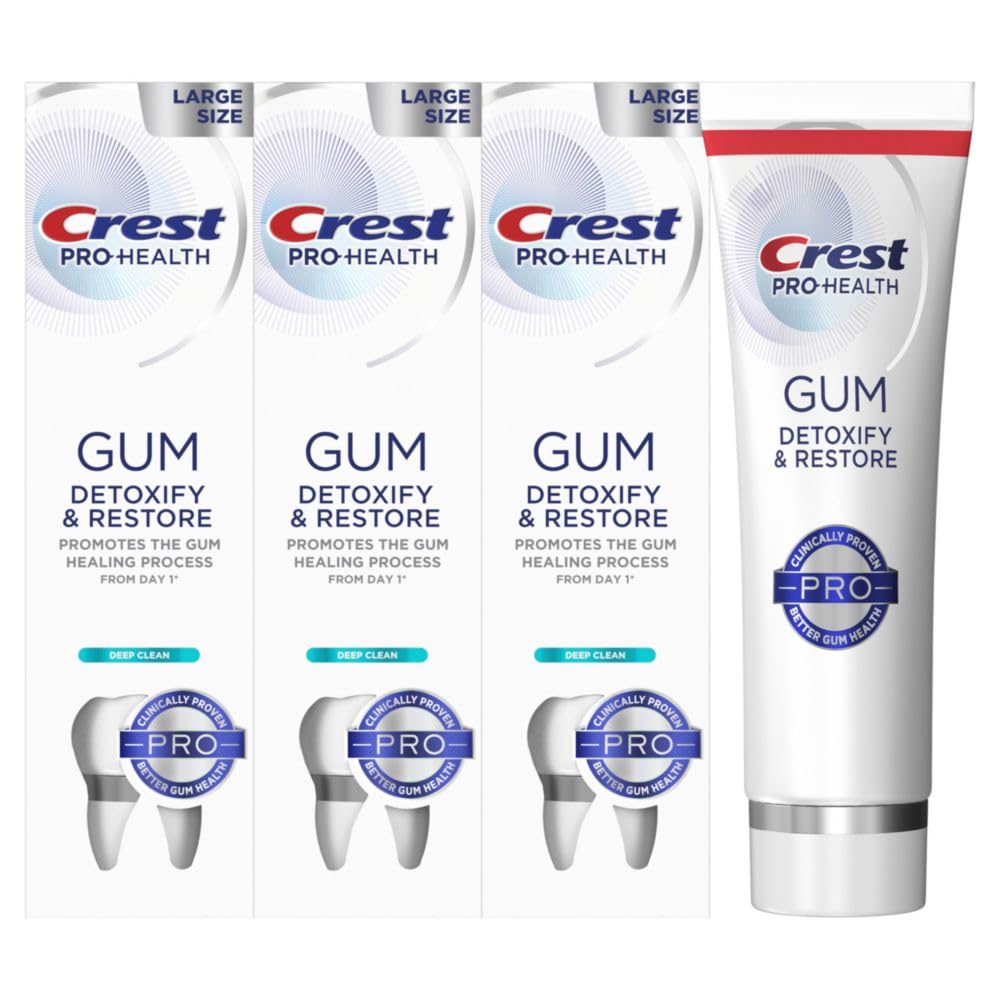 Crest Pro-Health Gum Detoxify and Restore Deep Clean toothpaste pack front view