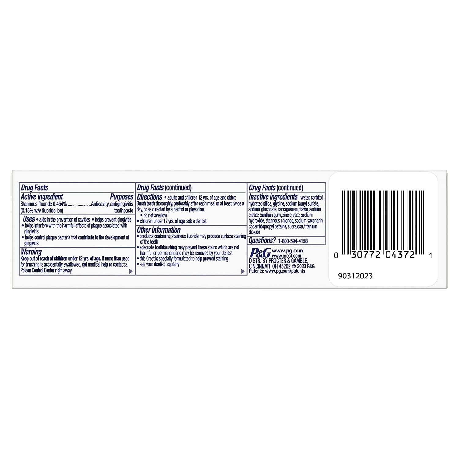 Crest Pro-Health logo with Gum Detoxify label