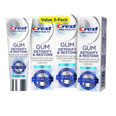 Crest Pro-Health Gum Detoxify and Restore toothpaste 3.5 oz pack of 3 front view