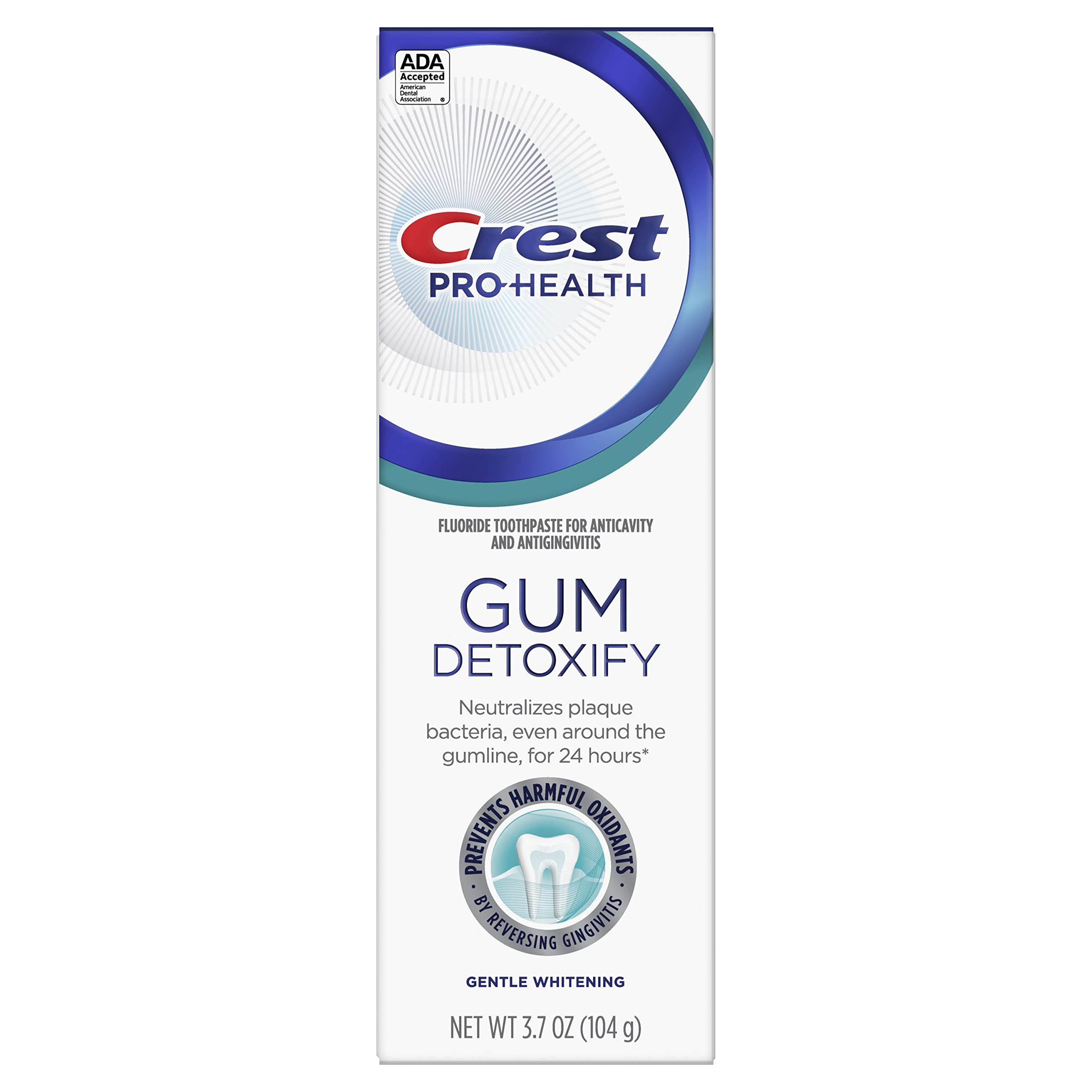 Crest Pro-Health Gum Detoxify toothpaste 3.7 oz tube