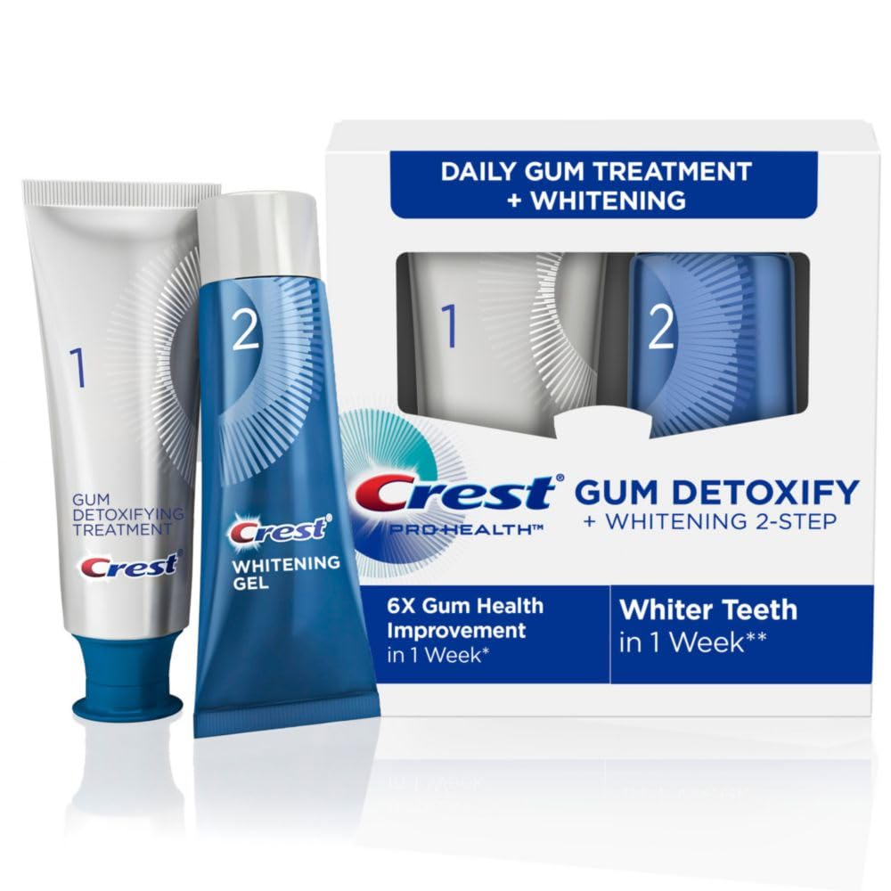 Crest Pro-Health Gum Detoxify + Whitening toothpaste tube, 4 oz