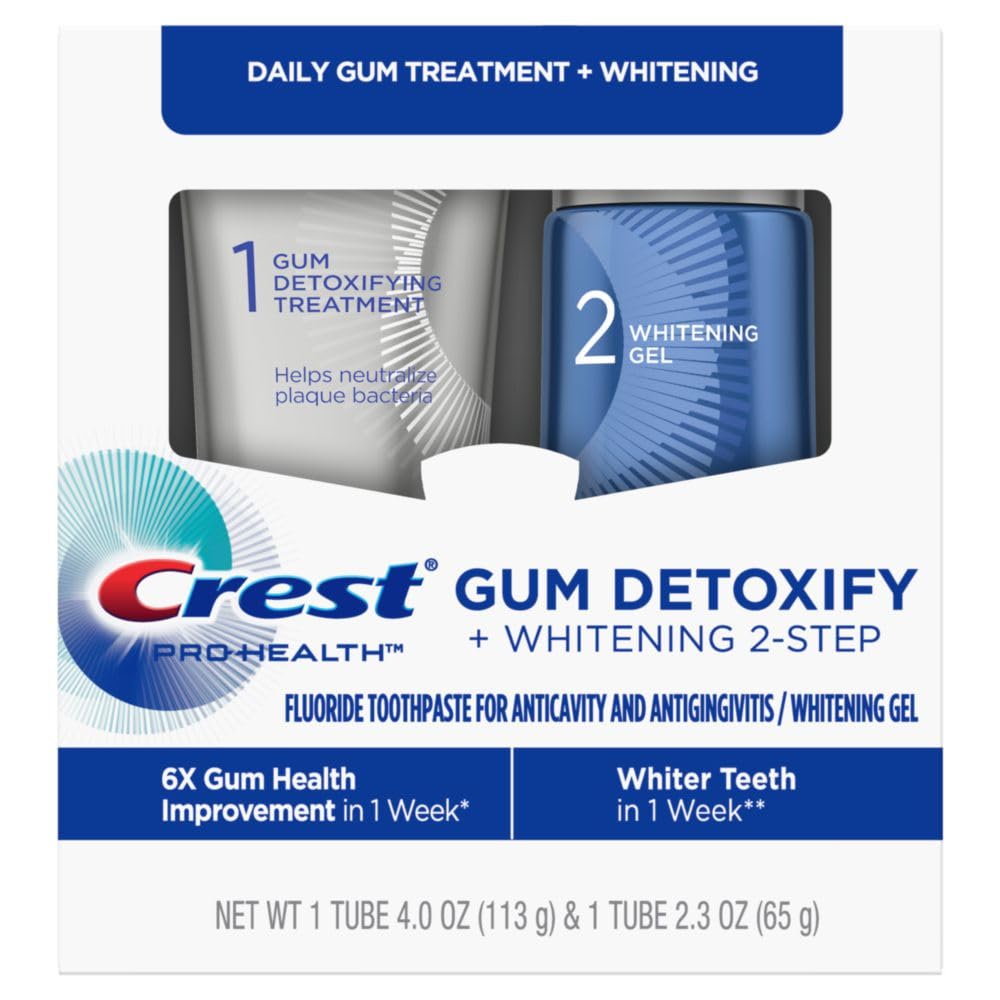 Step 1 gum health improvement graphic for Crest 2-step system