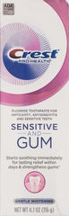 Crest Pro-Health Gum & Sensitivity toothpaste back label 4.1 oz