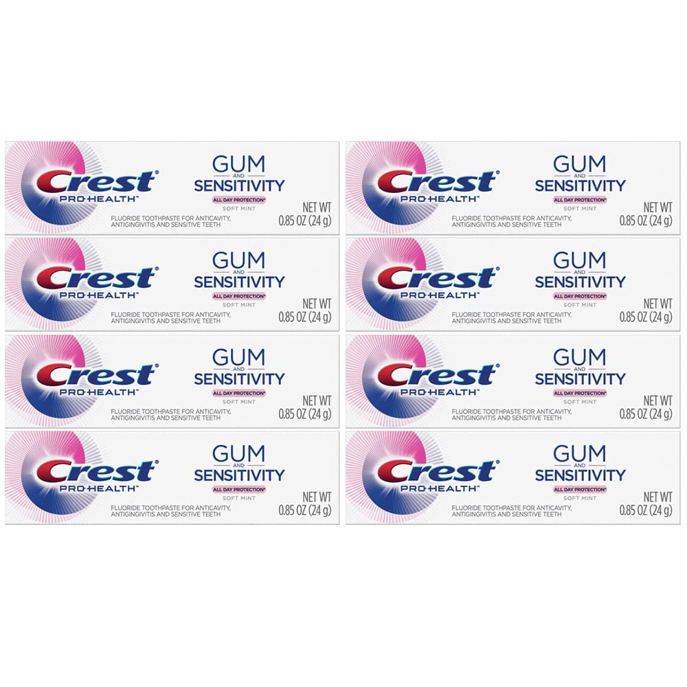 Crest Pro Health Gum and Sensitivity toothpaste Soft Mint travel pack front view