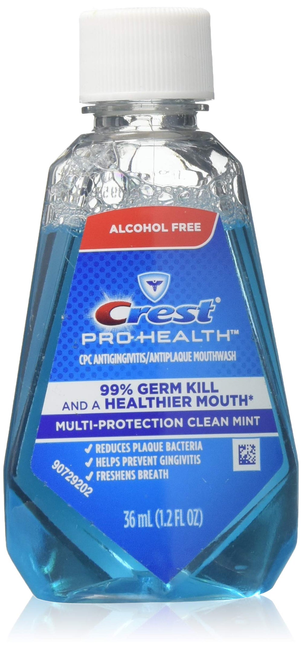 Crest Pro-Health Mouthwash bottle with Clean Mint flavor (alcohol-free)