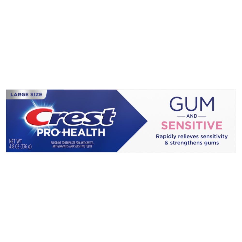 Clinically proven gum protection claim on Crest packaging
