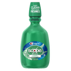 Crest Scope Classic Mouthwash Original Formula Green bottle 50.72 fl oz