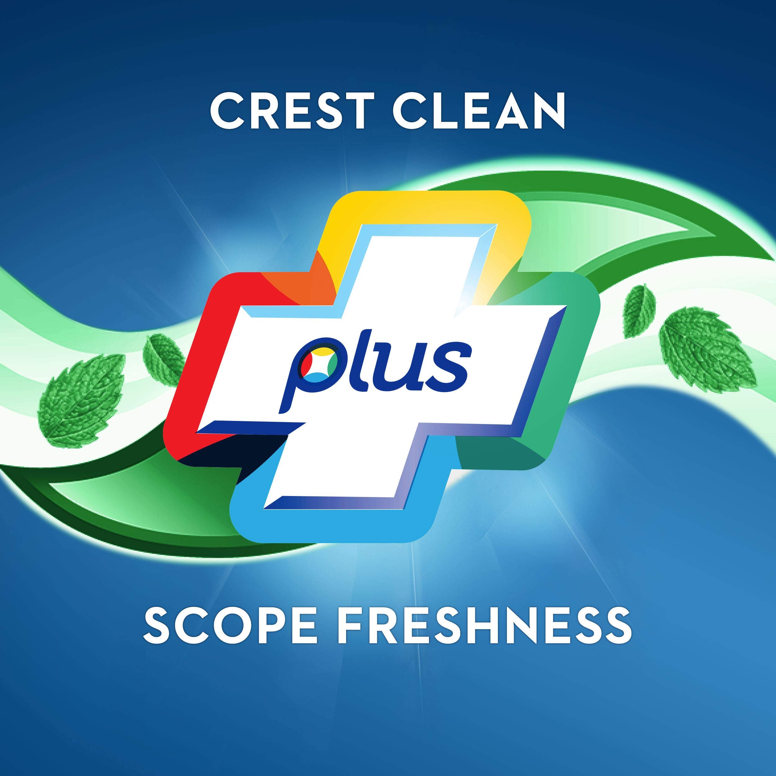 Minty fresh breath graphic representing Scope freshness
