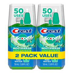 Front view of Crest Scope Mouthwash Concentrate 50 ml 2-pack
