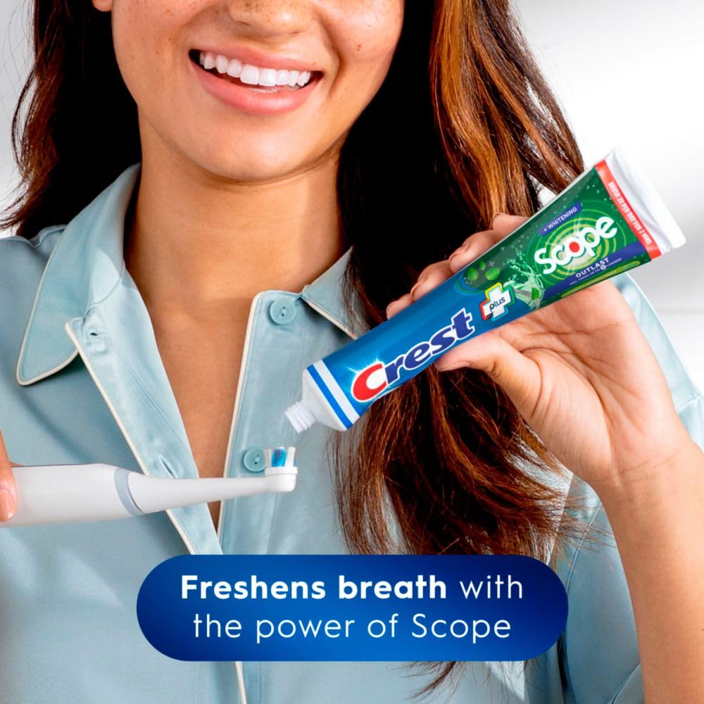 Back panel of toothpaste packaging highlighting benefits