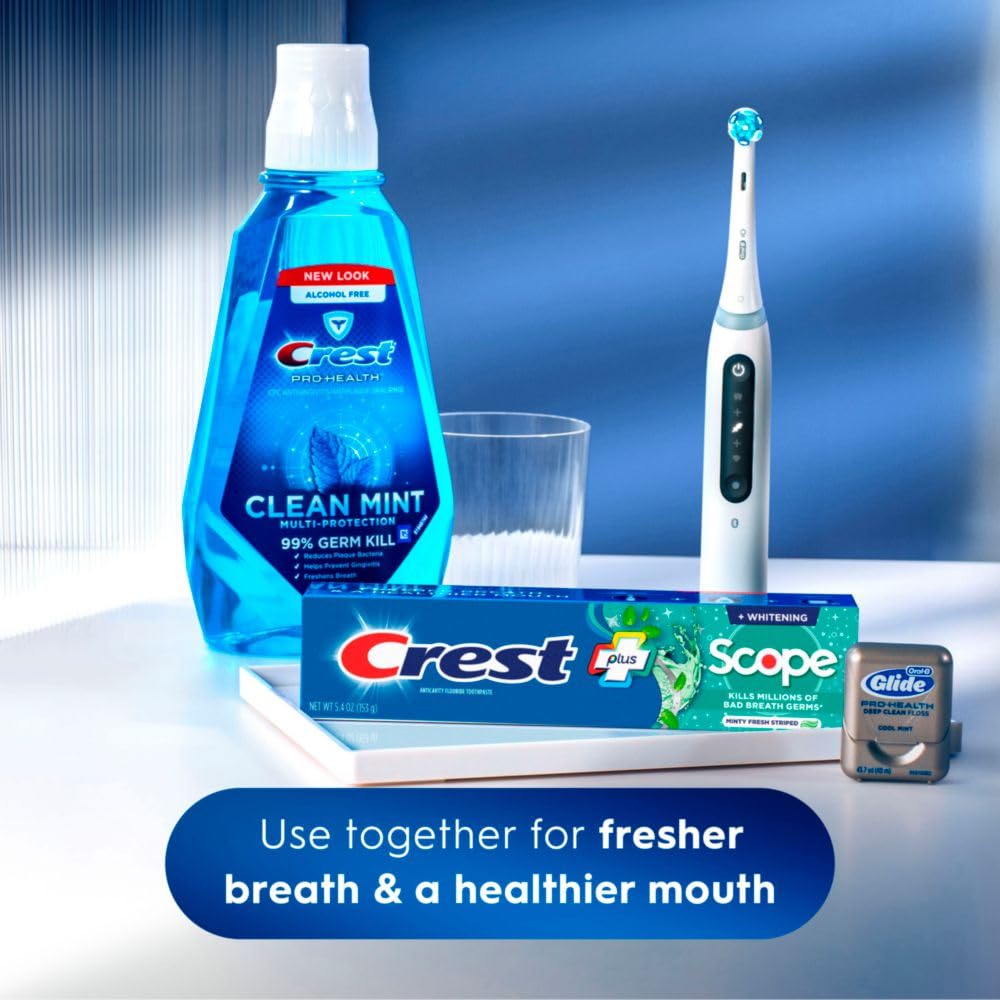 Close-up of Crest + Scope Whitening Toothpaste 5.4 oz tube - close-up 1