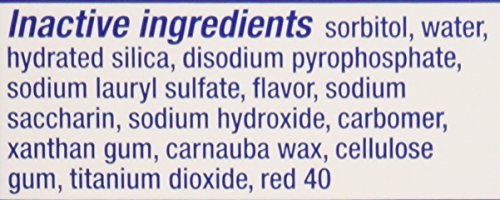 Close-up of Crest toothpaste packaging front