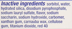 Close-up of Crest toothpaste packaging front