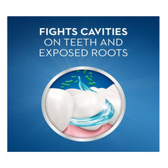 Front view of Crest Cavity Protection toothpaste packaging