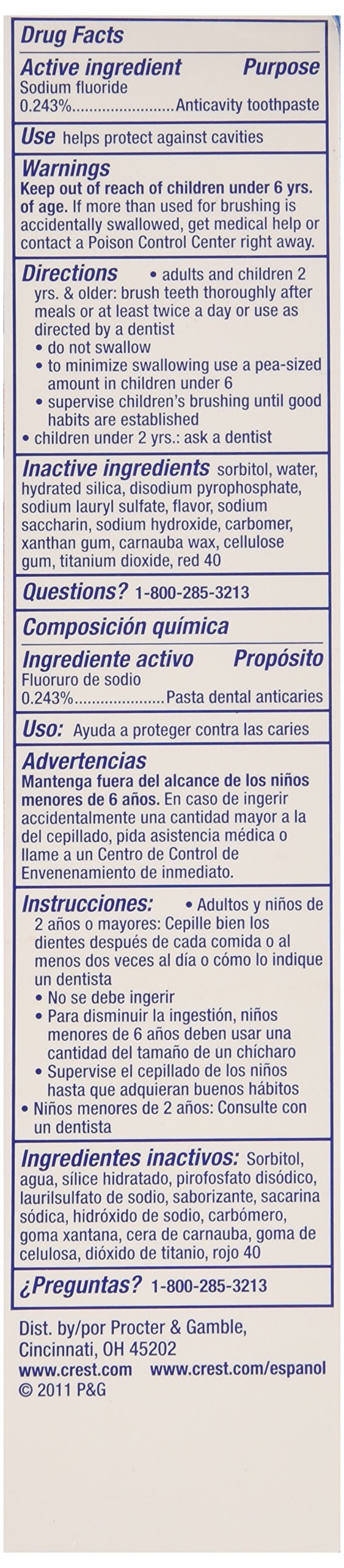 Crest Whitening Expressions cinnamon rush toothpaste packaging front