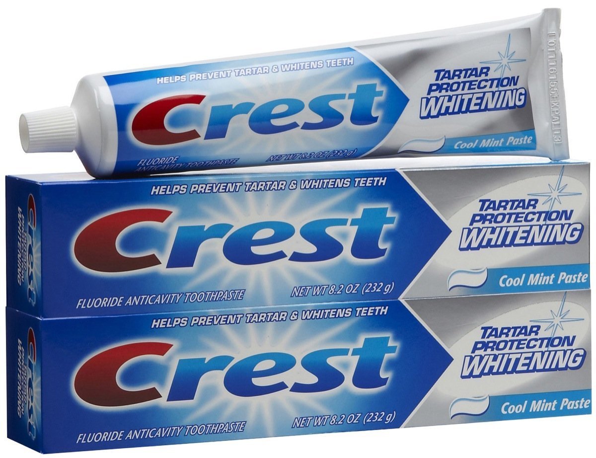 Crest Whitening Toothpaste Cool Mint 8.2 oz 2-Pack