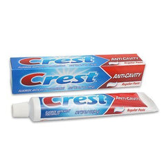 Pack of 4 Crest Cavity Protection toothpaste tubes, 2.9 oz each, TSA approved