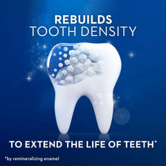 Crest Pro-Health Densify Daily Whitening Toothpaste 4.1 oz - label close-up