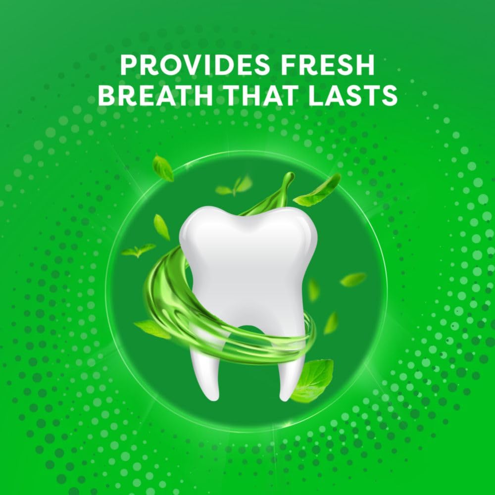 Back label with ingredients and warnings for Crest Scope Classic Mouthwash