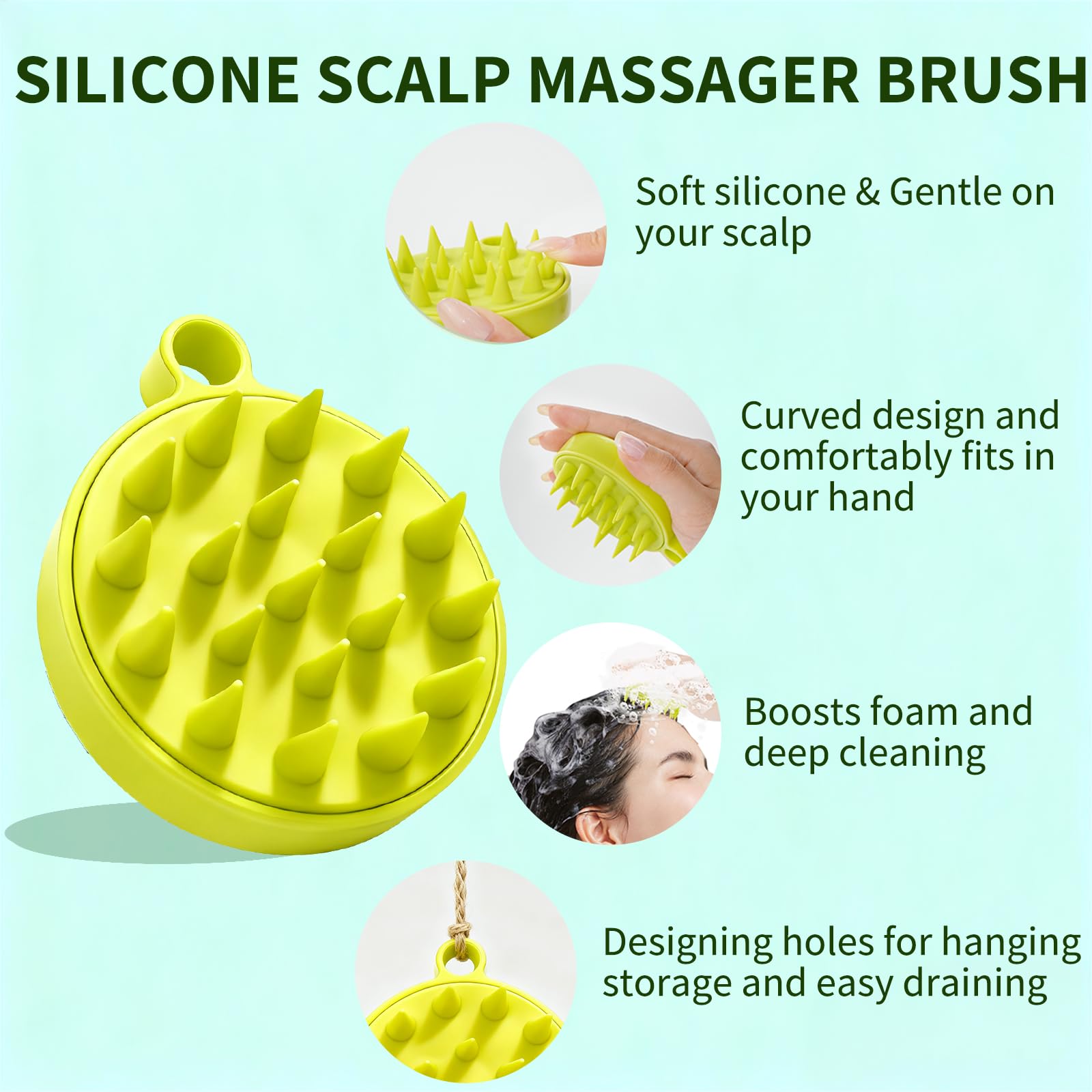 Criszenv Scalp Scrub after-use close-up shows soothed, balanced feel.