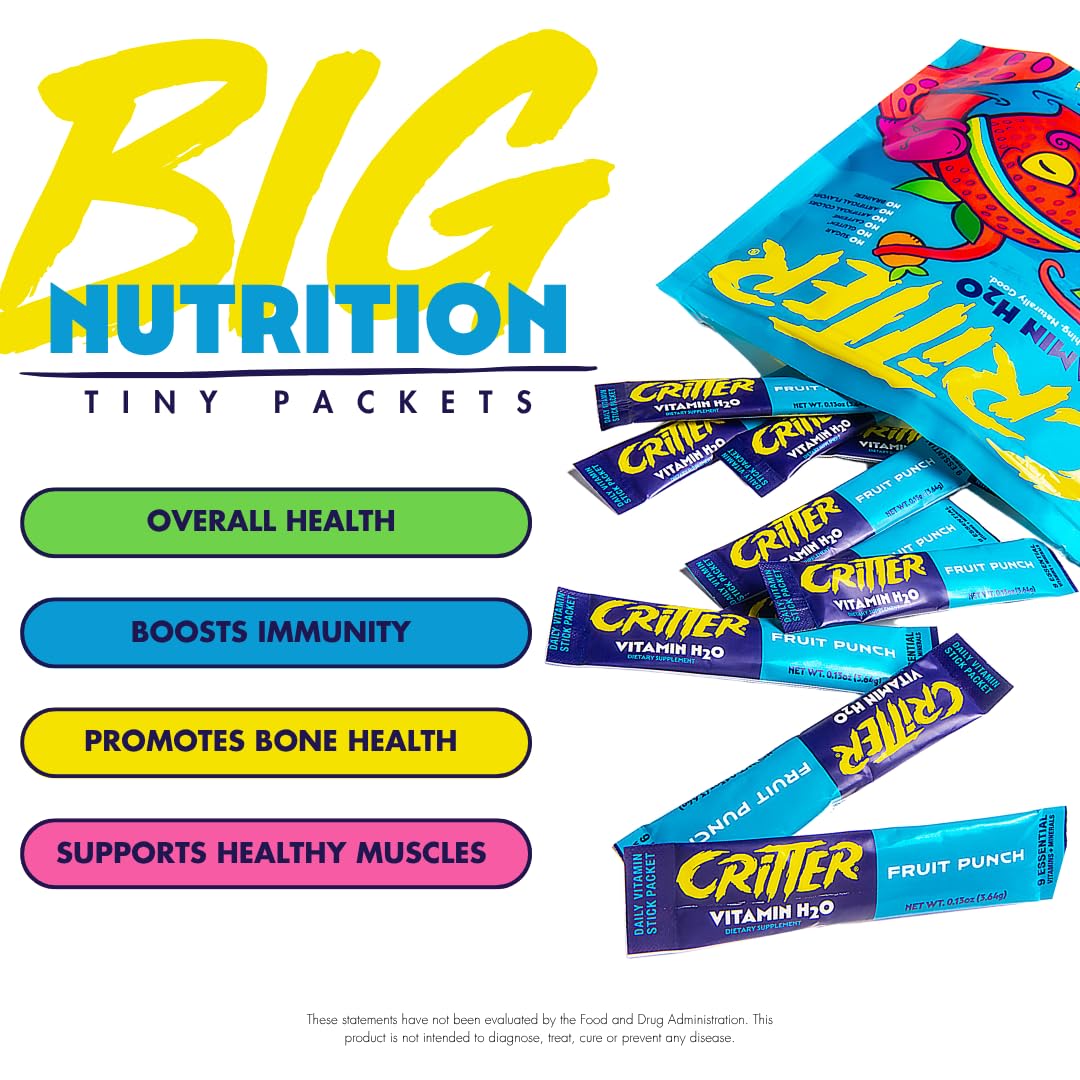 Electrolytes and vitamins highlighted on packaging