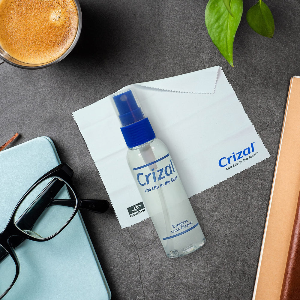 Crizal bundle 2 pack with two 2oz sprays and two microfiber cloths