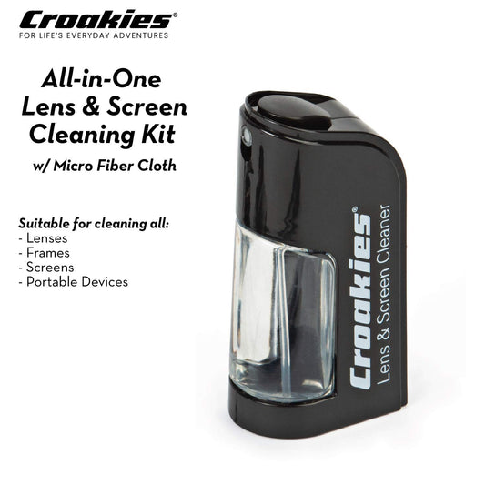 Refillable spray pump and microfiber storage in the cleaning kit