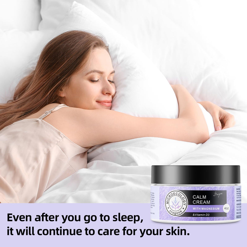 Crogooe Magnesium Cream nourishes skin with mango butter and aloe vera.