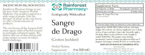 Croton lechleri sap from the Peruvian Amazon