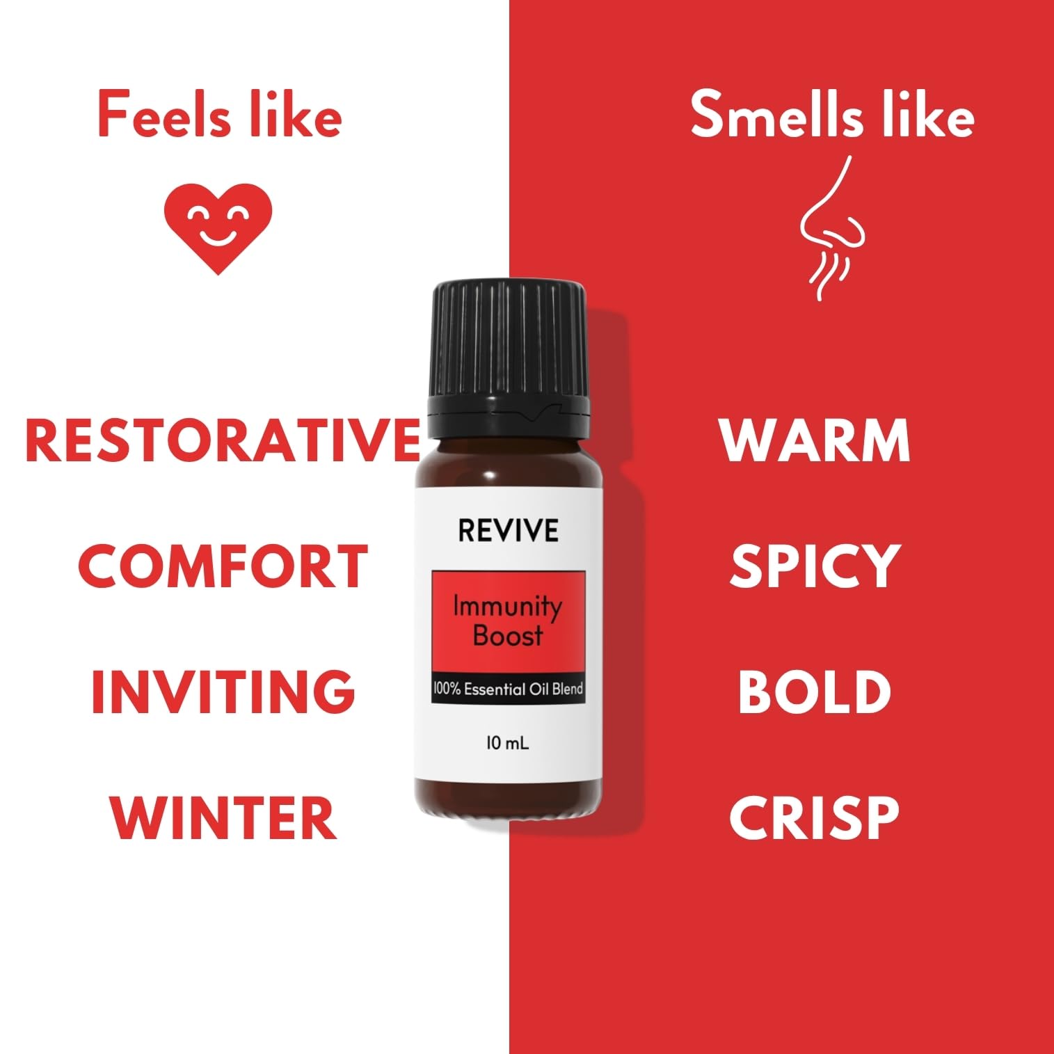 Cruelty-free tested Immunity Boost label