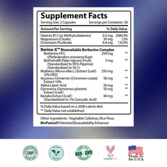 Cruelty-free, vegan, non-GMO, third-party tested seal for Glucotrax