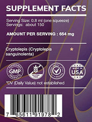 Cryptolepis sanguinolenta dried root and tincture ingredients