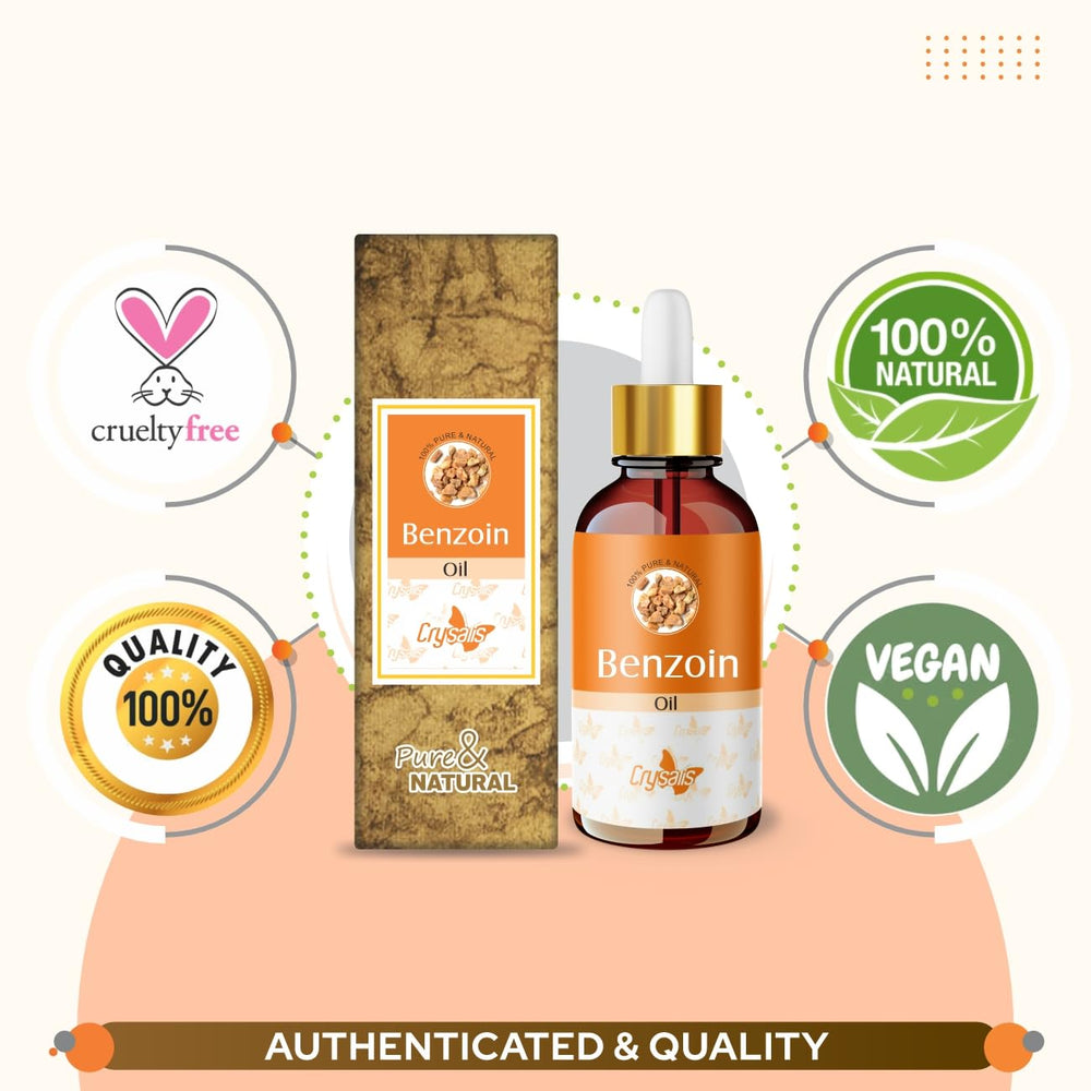 Crysalis Benzoin Oil diffuser blend for warm inviting aromas