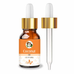 Crysalis Coconut Extract bottle shown for skin and hair care use as a versatile carrier oil.