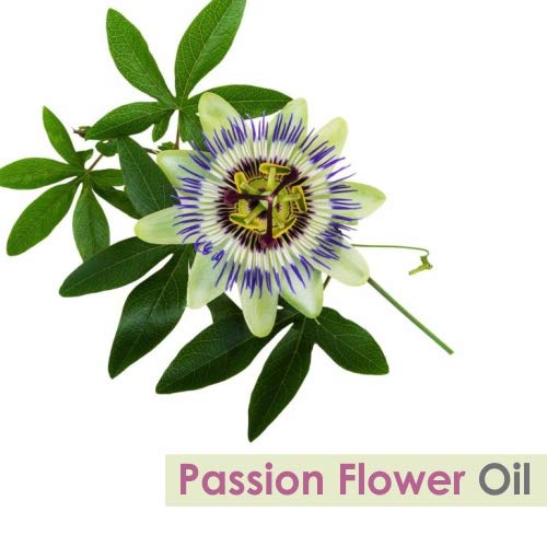 Crysalis Passion Flower Oil in a diffuser setup for floral aromatherapy.