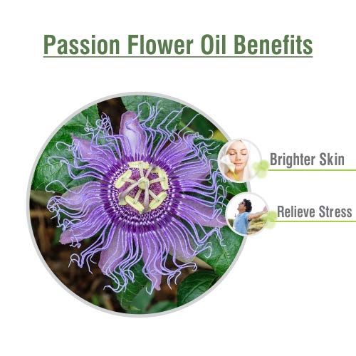 Close-up of Crysalis Passion Flower Oil on a skincare routine setup.