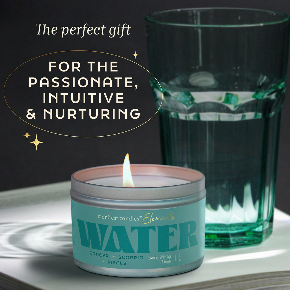 Crystal bracelet inside the candle