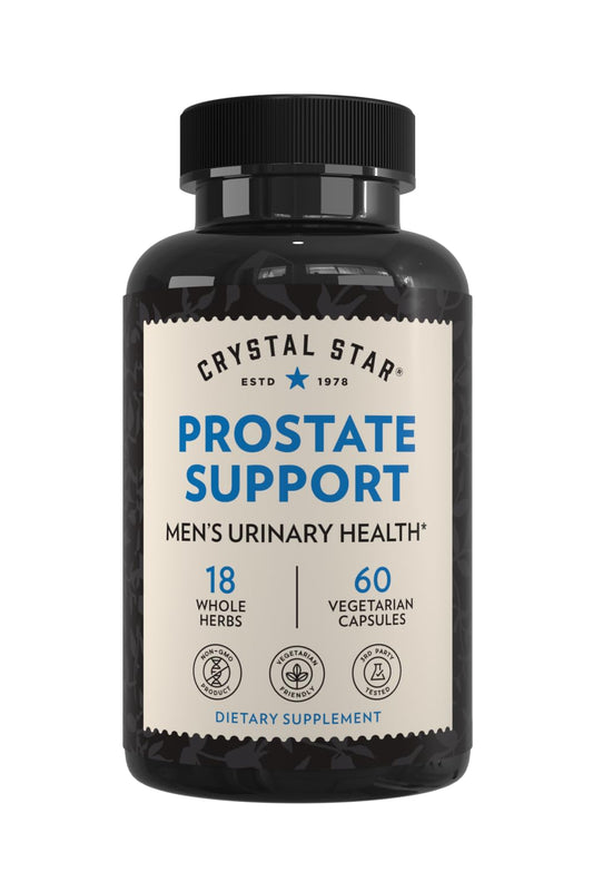 Crystal Star Prostate Support bottle with 60 capsules