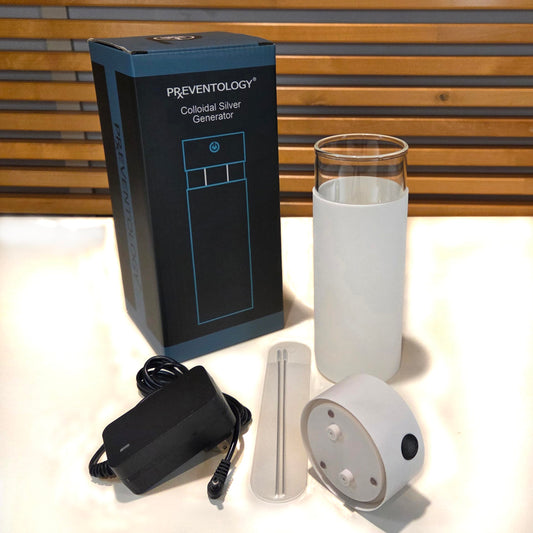 CS Pro Colloidal Silver Generator with 16 oz borosilicate glass reservoir