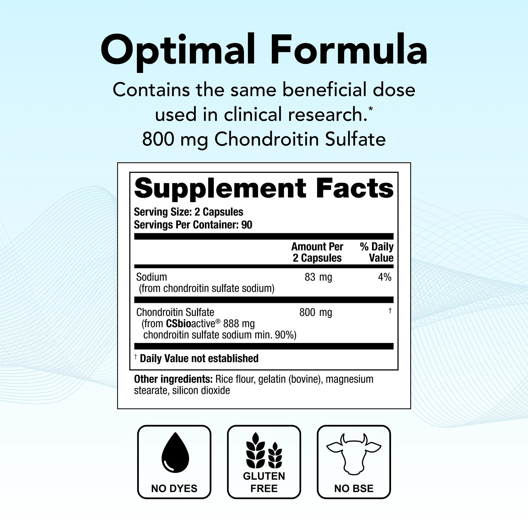 CSbioactive chondroitin sulfate 800 mg per capsule