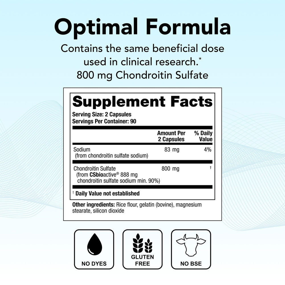 CSbioactive chondroitin sulfate 800 mg per capsule