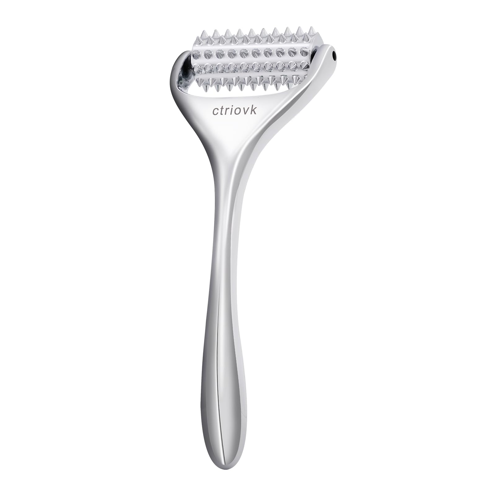 ctriovk Acupuncture Massage Roller - stainless steel handheld roller