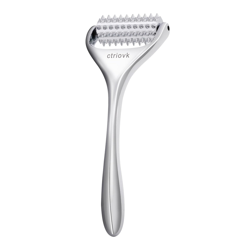 ctriovk Acupuncture Massage Roller - stainless steel handheld roller
