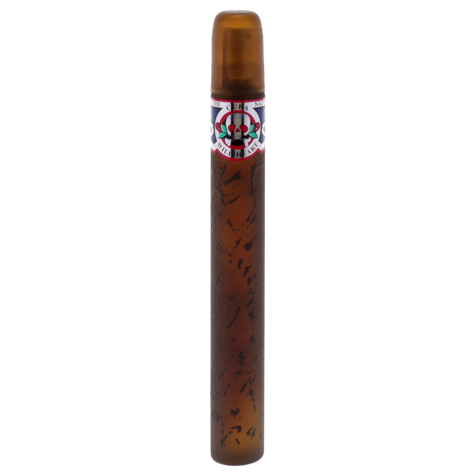 Cuba By Cuba For Men Edt Spray cap close-up highlighting portable design.