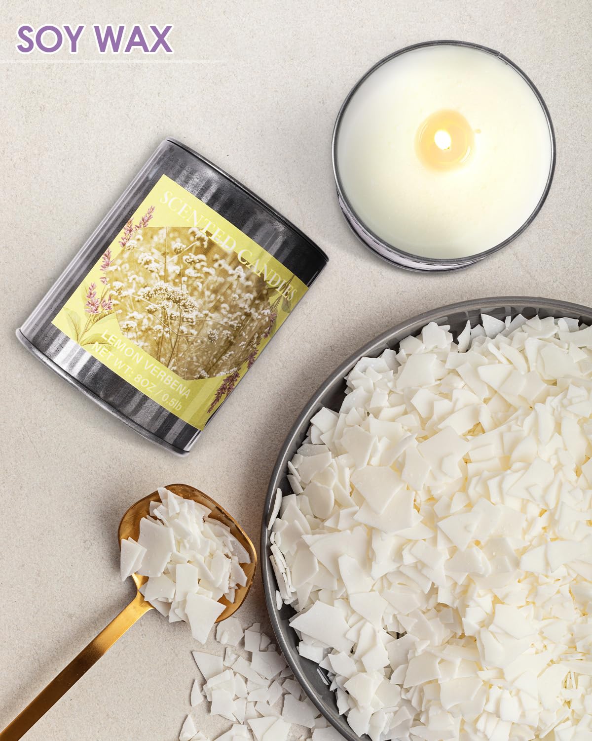 CUKIY 8oz soy candle in gift-ready box