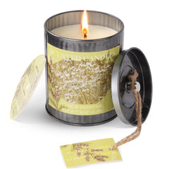 CUKIY Lemon Verbena 8oz soy candle in tin