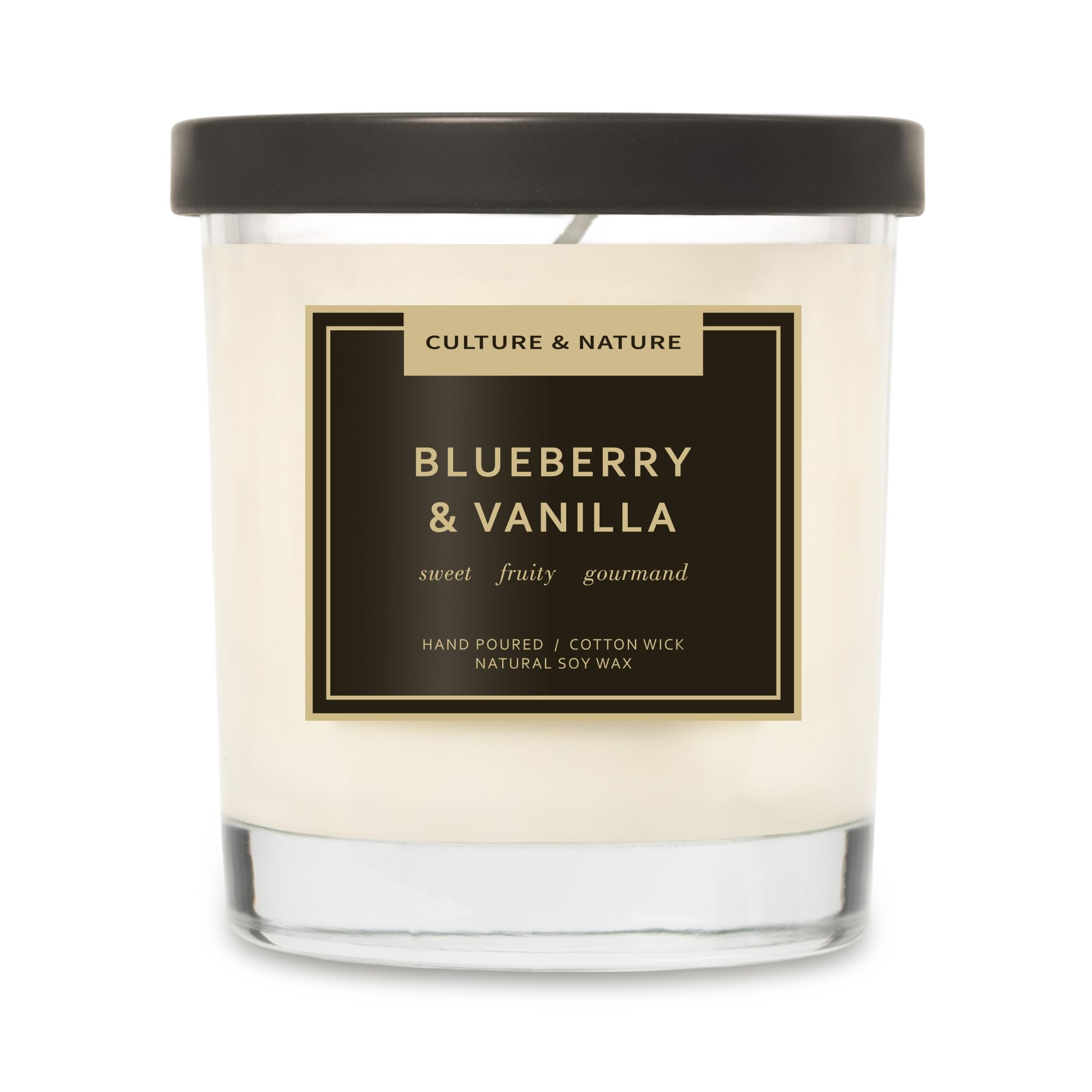 Main image of CULTURE & NATURE 7oz Soy Wax Candle in Blueberry & Vanilla